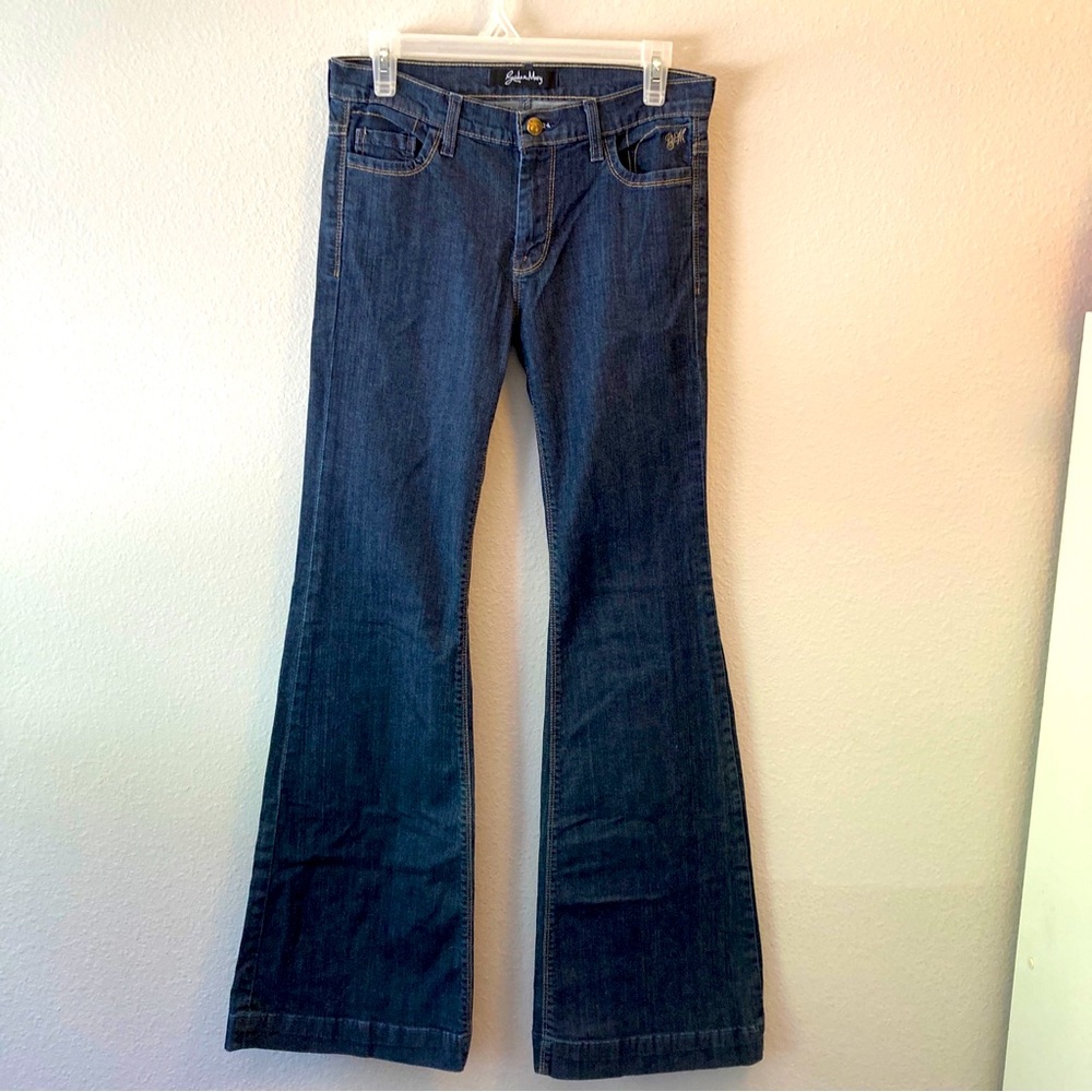 Guido & Mary Canada “Jacklyn” Dark Wash Extreme Flare Jeans 28